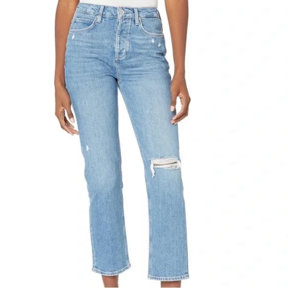 PAIGE Sarah Straight Ankle Jeans